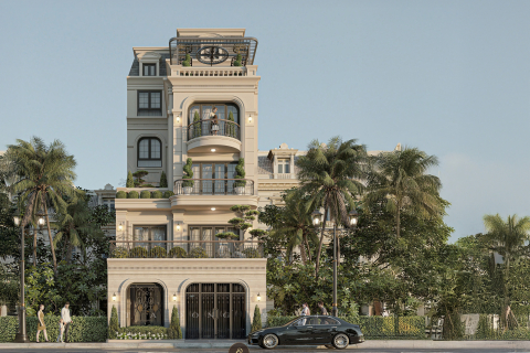  Thiết kế - Thi công kiến trúc biệt thự gỗ óc chó tại KĐT Xuân Phương - Chú Giang